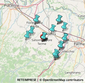 Mappa 43039 Salsomaggiore Terme PR, Italia (11.6485)