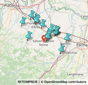 Mappa 43039 Salsomaggiore Terme PR, Italia (10.90529)