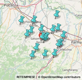 Mappa 43039 Salsomaggiore Terme PR, Italia (11.69833)