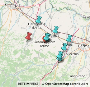 Mappa 43039 Salsomaggiore Terme PR, Italia (10.32545)