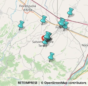 Mappa 43039 Salsomaggiore Terme PR, Italia (5.36667)