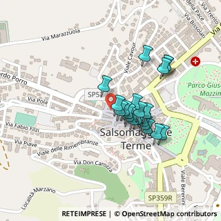 Mappa Via Mazzini, 43039 Salsomaggiore Terme PR, Italia (0.174)