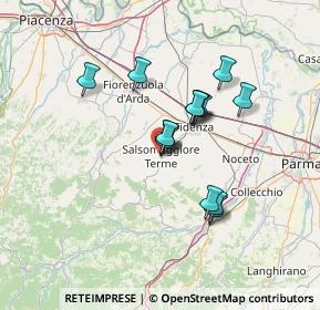 Mappa Via Giuseppe Mazzini, 43039 Salsomaggiore Terme PR, Italia (10.74643)