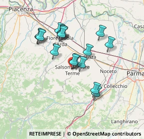 Mappa Via Copelli, 43039 Salsomaggiore Terme PR, Italia (12.43059)