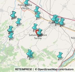 Mappa Via Mazzini, 43039 Salsomaggiore Terme PR, Italia (9.1945)