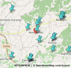 Mappa Via F. Perosino, 14047 Mombercelli AT, Italia (2.5145)