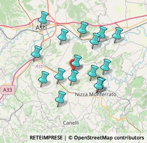 Mappa Via F. Perosino, 14047 Mombercelli AT, Italia (6.65938)
