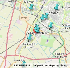 Mappa Via Giacomo Puccini, 44124 Ferrara FE, Italia (2.64923)