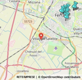 Mappa Via Giacomo Puccini, 44124 Ferrara FE, Italia (3.72273)