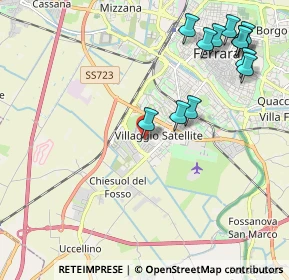 Mappa Via Giacomo Puccini, 44124 Ferrara FE, Italia (2.5)