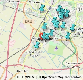 Mappa Via Giacomo Puccini, 44124 Ferrara FE, Italia (1.8935)