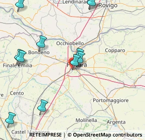Mappa Via Giacomo Puccini, 44124 Ferrara FE, Italia (19.99273)