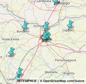 Mappa Via Giacomo Puccini, 44124 Ferrara FE, Italia (17.84364)