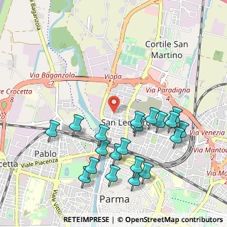 Mappa Via Ignazio Affanni, 43122 Parma PR, Italia (1.113)