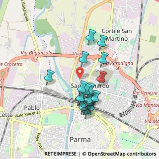 Mappa Via Ignazio Affanni, 43122 Parma PR, Italia (0.7805)