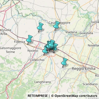 Mappa Via Ignazio Affanni, 43122 Parma PR, Italia (6.44417)
