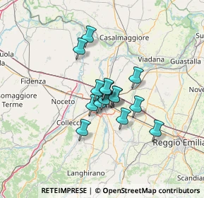 Mappa Via Ignazio Affanni, 43122 Parma PR, Italia (8.382)