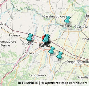 Mappa Via Ignazio Affanni, 43122 Parma PR, Italia (6.68833)