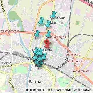 Mappa Piazza Italo Salsi, 43122 Parma PR, Italia (0.8365)