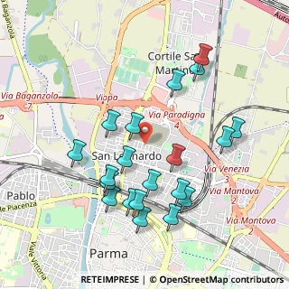 Mappa Piazza Italo Salsi, 43122 Parma PR, Italia (1.002)
