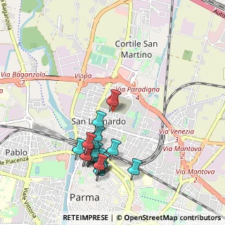 Mappa Piazza Italo Salsi, 43122 Parma PR, Italia (1.0535)