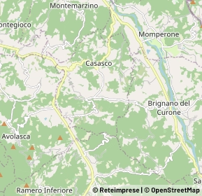 Mappa Strada Provinciale 119, 15050 Casasco AL, Italia (1.9619)