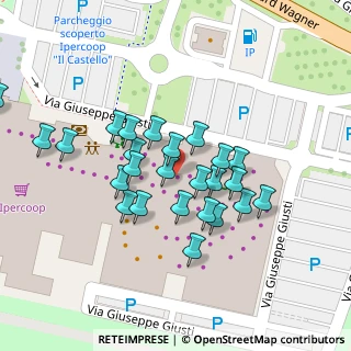 Mappa Centro Commerciale Il Castello, 44124 Ferrara FE, Italia (0.044)