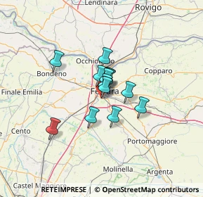 Mappa Centro Commerciale Il Castello, 44124 Ferrara FE, Italia (7.60846)