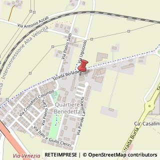 Mappa Via Benedetta, 77, 43122 Parma, Parma (Emilia Romagna)