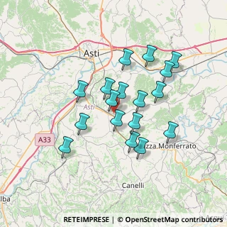 Mappa Via Valtiglione, 14048 Montegrosso D'asti AT, Italia (6.06294)