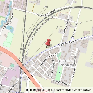 Mappa Via Benedetta, 43122 Parma PR, Italia, 43122 Parma, Parma (Emilia Romagna)