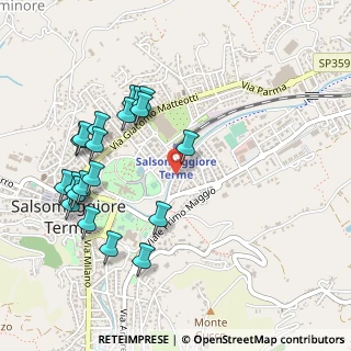 Mappa Via 25 Aprile, 43039 Salsomaggiore Terme PR, Italia (0.5495)