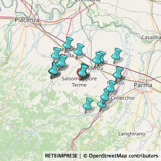 Mappa Via Torino, 43039 Salsomaggiore Terme PR, Italia (10.8835)