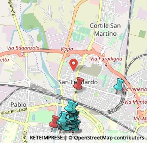 Mappa Viale Rosselli, 43122 Parma PR, Italia (1.4555)