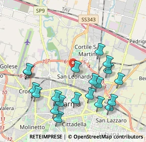Mappa Viale Rosselli, 43122 Parma PR, Italia (2.202)