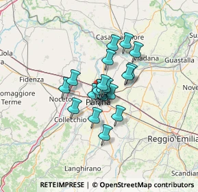 Mappa Viale Rosselli, 43122 Parma PR, Italia (7.9405)