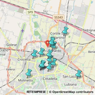 Mappa Via Milano, 43122 Parma PR, Italia (1.75067)