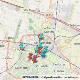 Mappa Via Milano, 43122 Parma PR, Italia (1.83273)