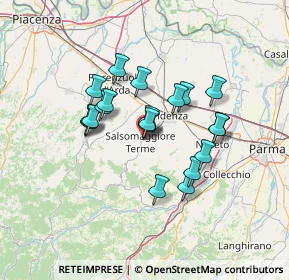 Mappa Via G. Micheli, 43039 Salsomaggiore Terme PR, Italia (10.893)