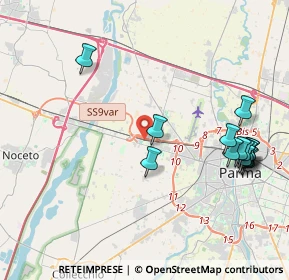 Mappa SS 9, 43126 Parma PR (4.69286)