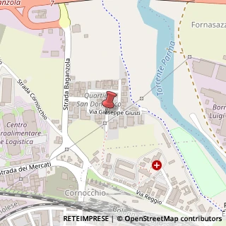Mappa Via Giuseppe Giusti, 5, 43126 Parma, Parma (Emilia Romagna)