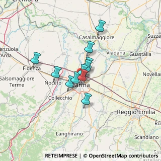Mappa Via Francesco Saverio Bianchi, 43122 Parma PR, Italia (8.75273)