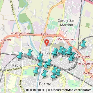 Mappa Via Francesco Saverio Bianchi, 43122 Parma PR, Italia (1.177)