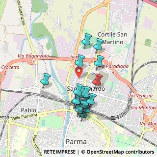 Mappa Via Francesco Saverio Bianchi, 43122 Parma PR, Italia (0.832)
