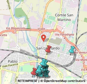 Mappa Via Francesco Saverio Bianchi, 43122 Parma PR, Italia (1.452)