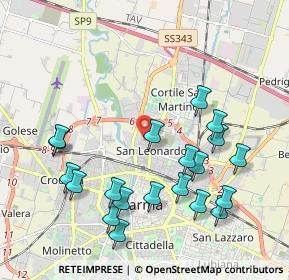 Mappa Via Francesco Saverio Bianchi, 43122 Parma PR, Italia (2.2145)