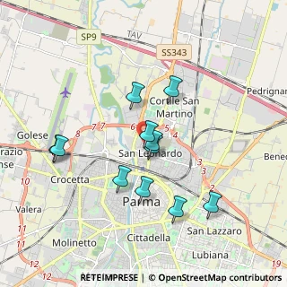 Mappa Via Francesco Saverio Bianchi, 43122 Parma PR, Italia (1.67273)