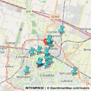 Mappa Via Francesco Saverio Bianchi, 43122 Parma PR, Italia (1.74267)