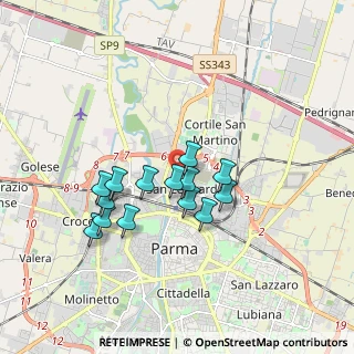 Mappa Via Francesco Saverio Bianchi, 43122 Parma PR, Italia (1.47143)
