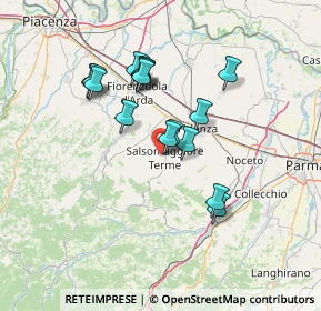 Mappa Viale Crispi, 43039 Salsomaggiore Terme PR, Italia (12.09375)